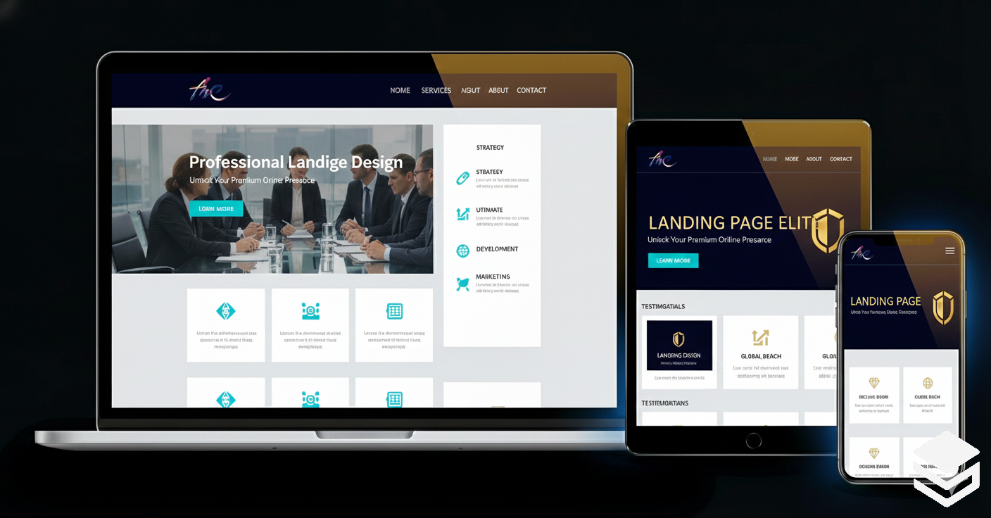 Landing Page Profissional Premium
